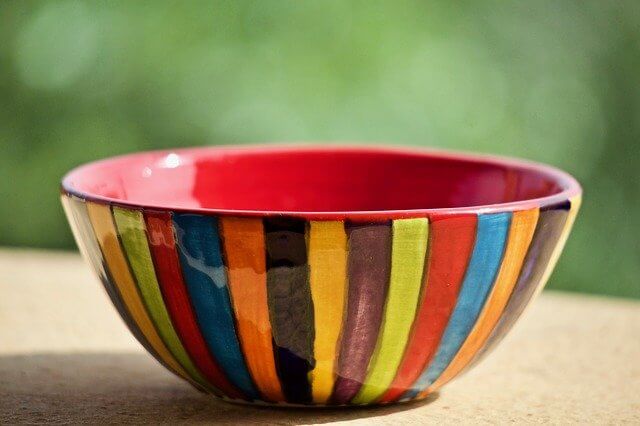 Bol coloré pour recette  la minute naturo